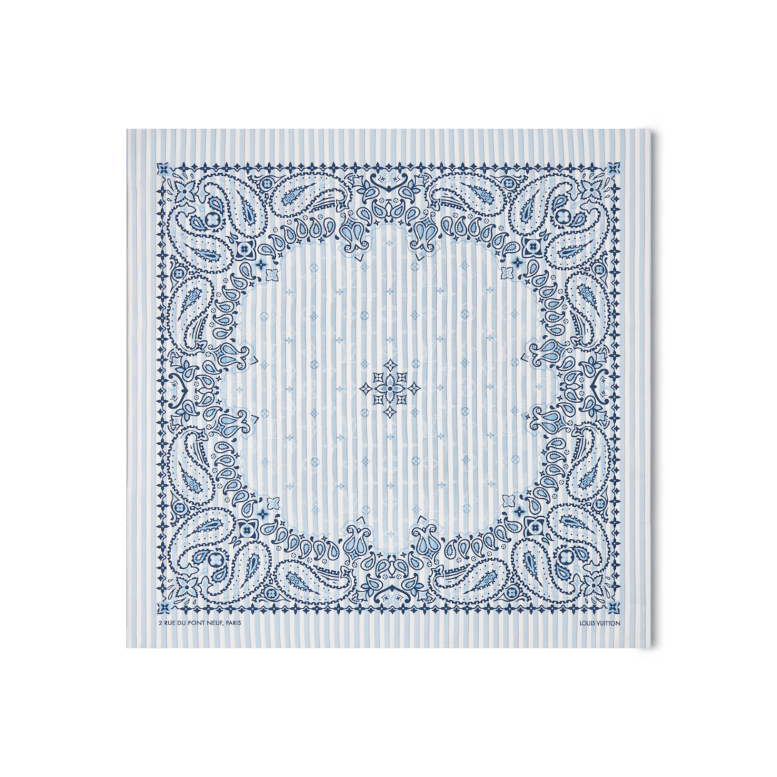 Stripes Paisley Bandana S00 - Men - Accessories | LOUIS VUITTON ®